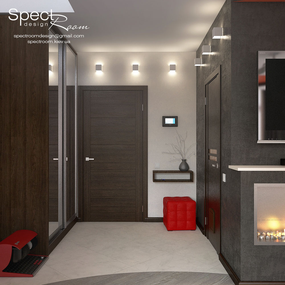 Дизайн інтер'єру дворівневої квартири  - Spectroom